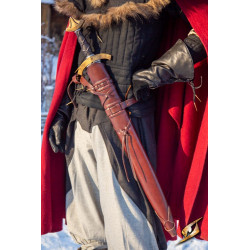 Svärdsskida Knight - Läder