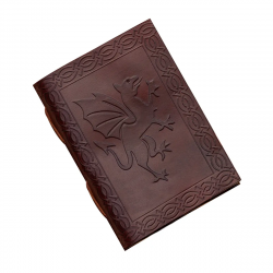 Läderbok Grip 18x12cm